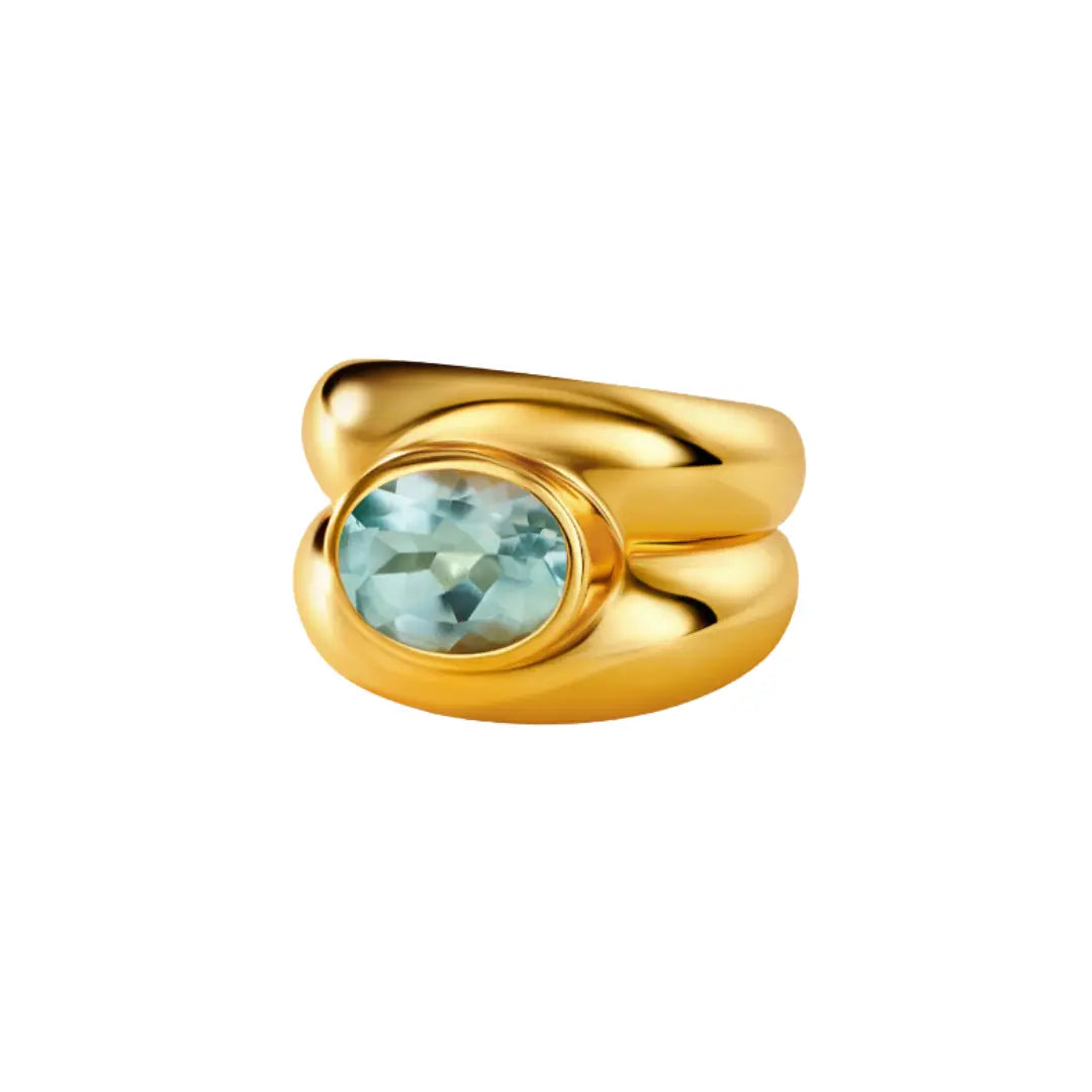 Aquamarine ring