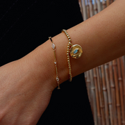 Evil Eye Gold bracelet