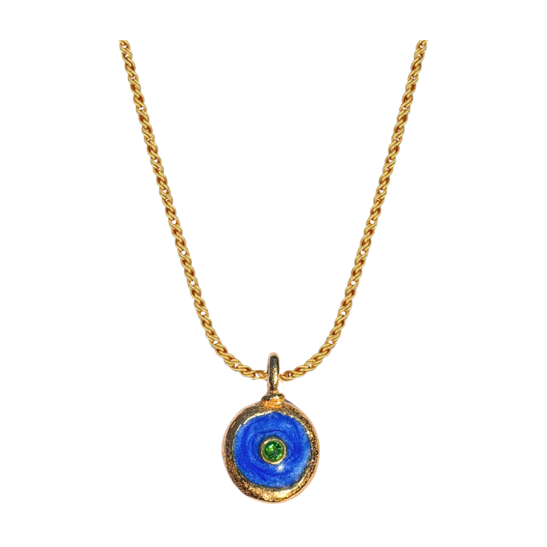 Island Evil Eye Coin Necklace